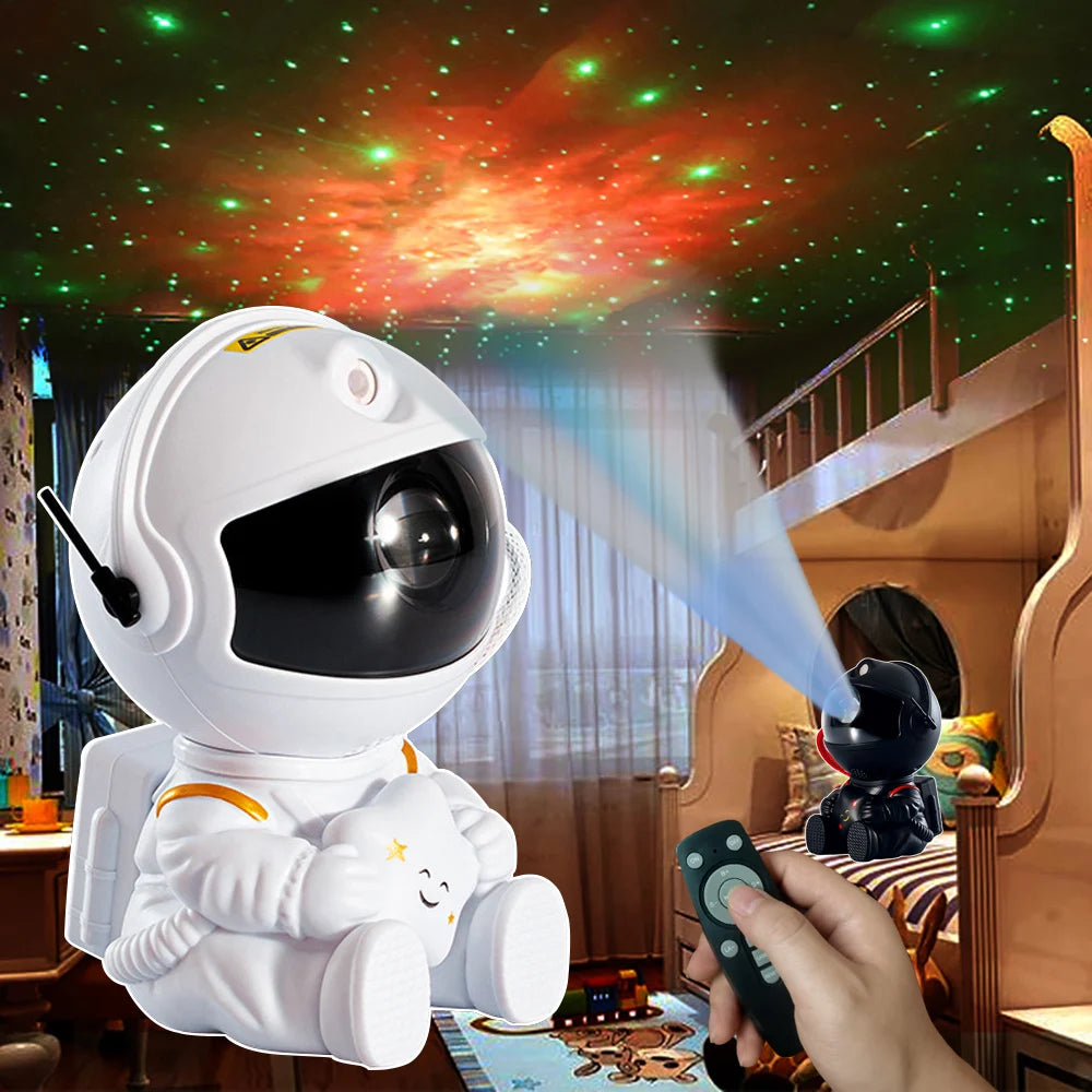 Astronauta LED Galaxy Projetor,