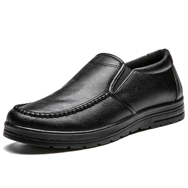 Sapato Mocassins de Couro Leve para Homem