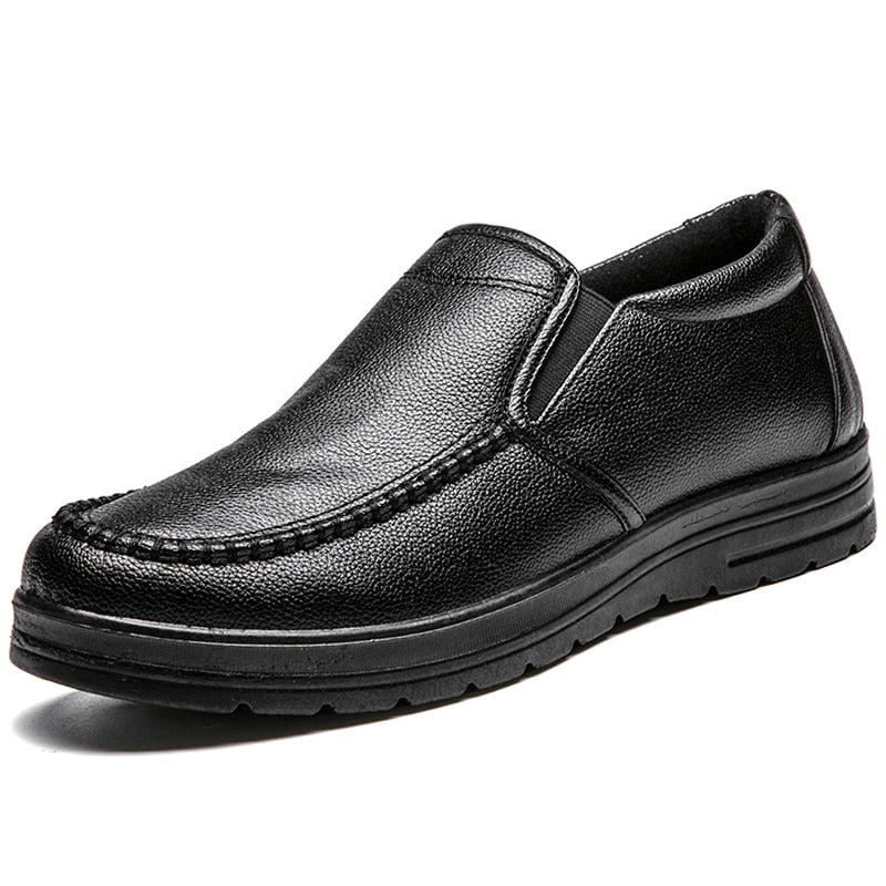 Sapato Mocassins de Couro Leve para Homem